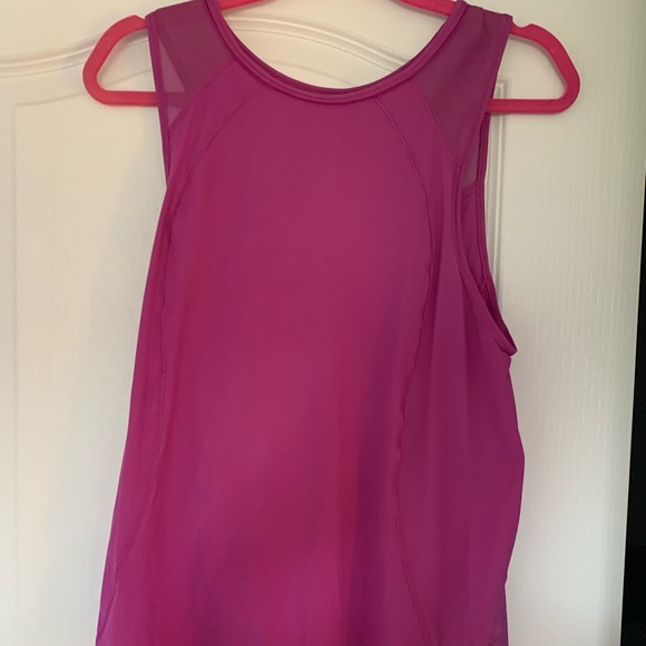 Pink lululemon workout top. Size 8